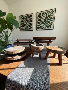 Dark Paulownia Wood Risers