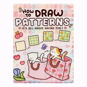 How to Draw Simple Fun Patterns Coloring Book for All Ages Drawing, Large Size High-Quality Paper Pages Perfect Gift for Art Enthusiasts Doodle Books