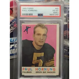 1959 Topps 82 Paul Hornung PSA VG-EX (MC)4