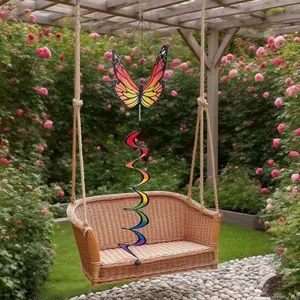 New Colorful 3D Windmill Dimensional Shape Spinning Feature Spinning Windmill No Toxic Material Wind Strip Ornament Wind Twister
