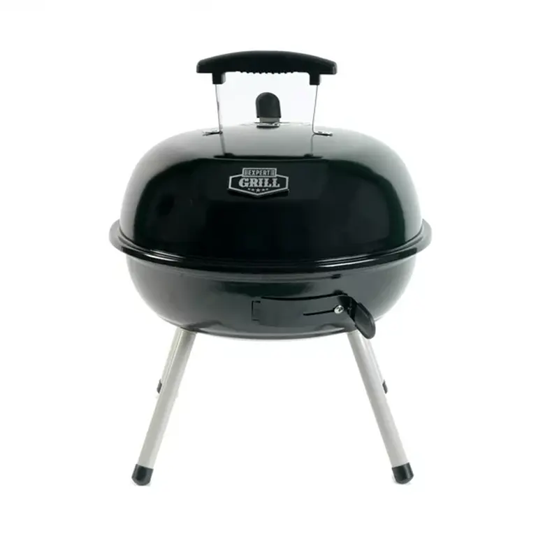 New Expert Grill 14.5'' Steel Portable Charcoal Grill, Black