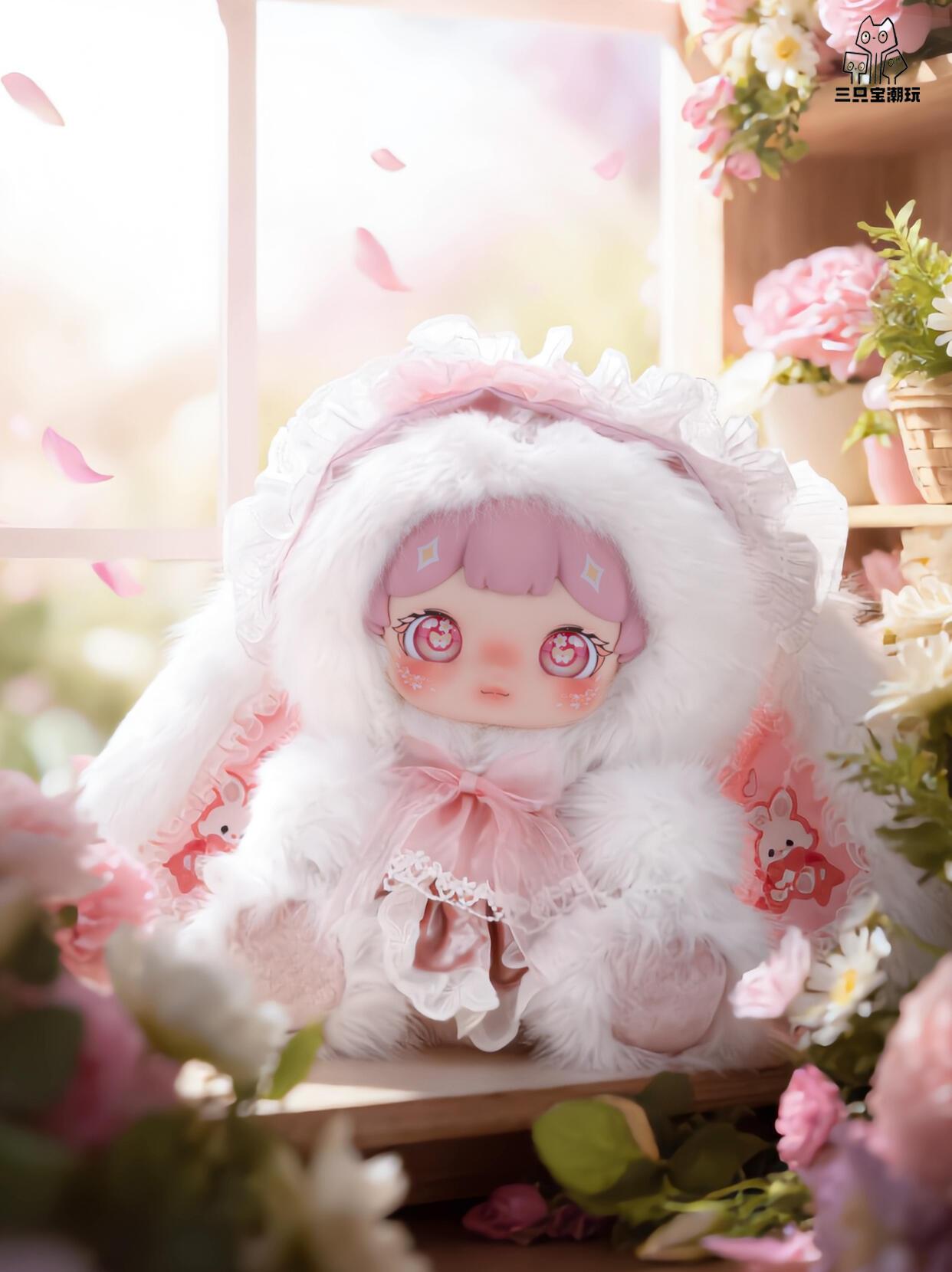 Darlym Dreanmveave Crove 600% series Plush Toy Doll， Stuffed Anima，Backpack or clothing decoration，Soft Furry Collectibles，Stuffed Animal，Bunny Plush Dolls