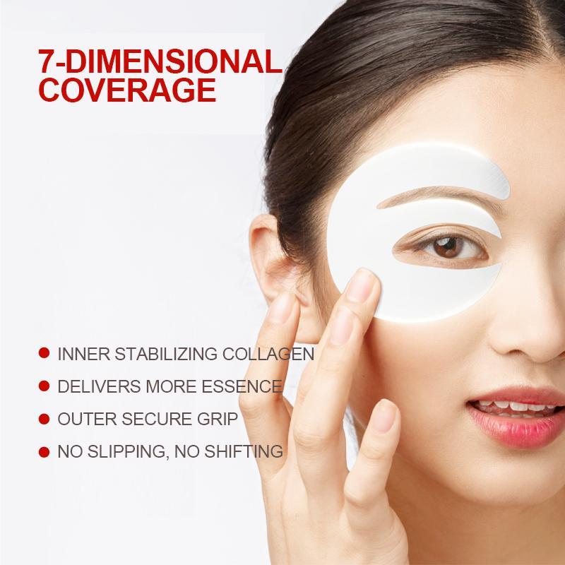 [Howusn] Deep Collagen Hydrogel Eye patch (4 Pairs), Affordable Glass Glow Skincare Mask, Korean Skincare, Anti-aging, Drooping Eyelid, Puffiness, DEPUFFS UNDER-EYE BAGS, Firming & Moisture Facial Mask.