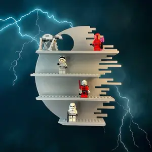 Death Star Display Shelf for your Brick Building Creations from a Galaxy Far, Far Away