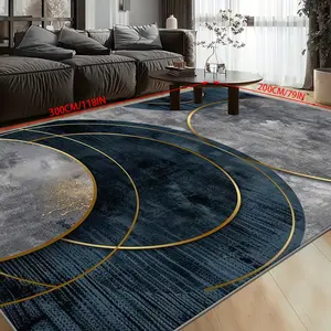 Abstract Art Design Carpet, Soft Touch Living Room Rug, Easy Clean Bedroom Mat, Comfortable Sofa Coffee Table Area Rug, Geometric Pattern Rug, Modern Indoor Rug, Abstract Area Rugs