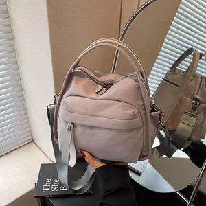 Hand-held shoulder crossbody bag, casual multi-functional bag, travel mommy bag, outdoor storage bag, Lightweight mommy bag