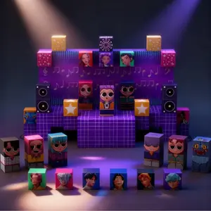 Fashionable Gift , Magnetic Cube Toy, Fun and Interactive Puzzle Game, Perfect Present for Girls and Women