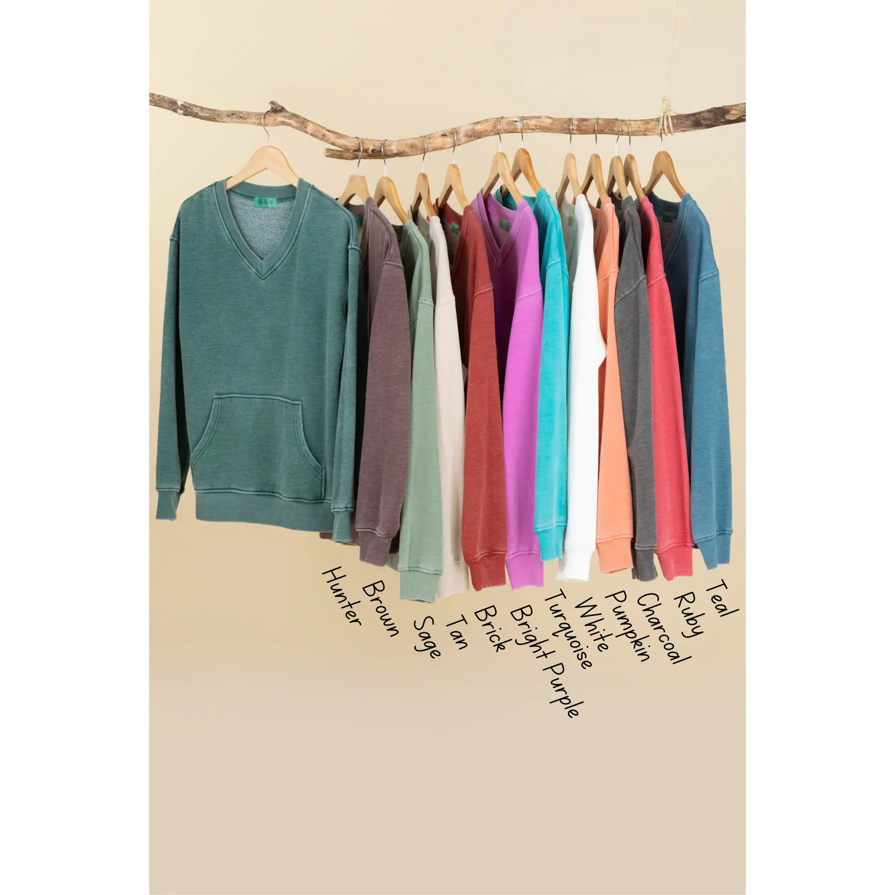 Filly Flair Cozy Campfire V-Neck Sweatshirt