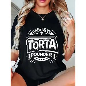 100% Cotton Certified Torta Pounder Funny Men Torta Pounder T-Shirt