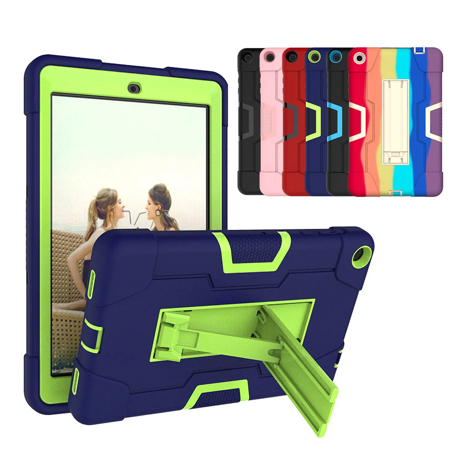 Doemoil For walmart Onn 8 Pro Tablet Case Hard Back Case and Onn 8 Pro Screen Protector