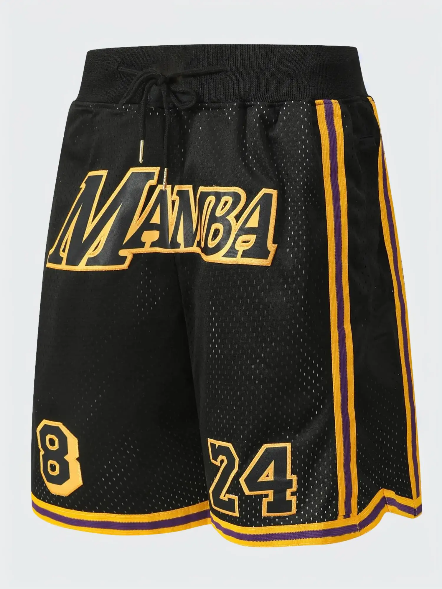 Men's Letter & Number Print Drawstring Waist Basketball Shorts, Athletic Shorts Casual Quick Drying Breathable Regular Fit Shorts, Summer Outfits, Men