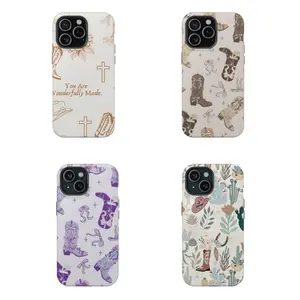 Western Cowgirl Phone Case for iPhone – Country Boots, Cactus & Faith Designs |   Southern Aesthetic |   Christian & Rodeo Vibes |   Cover for IPhone 17 16 15 14 13 12 11 Max Pro Samsung galaxy