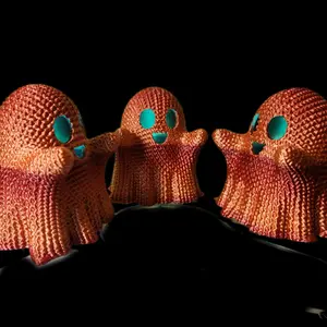 Crochet Ghost Halloween Decor - Festive Home   Decoration Ornaments