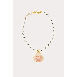 Shell Charm Paracord Necklace