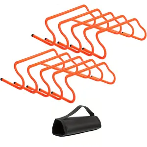 Agility Hurdles Speed Agility Training Hurdles, Detachable Sturdy Hurdles Training Equipment Set with Carry Hand for Kids,Athletes,Soccer,Basketball
