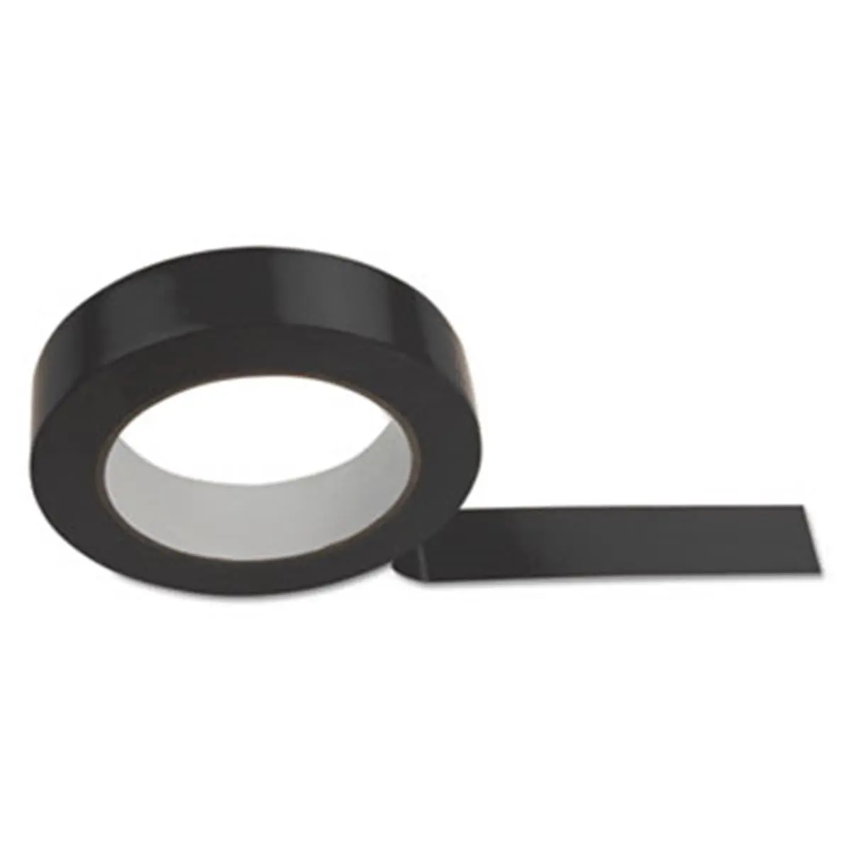 Champion Sport Black Vinyl Floor Tape - 1" x 36 yds, Off Clean Formula, Strong Hold, Won’t Scuff Floors, Home Improvement Building Supplies for Courts & Hard Smooth Surfaces