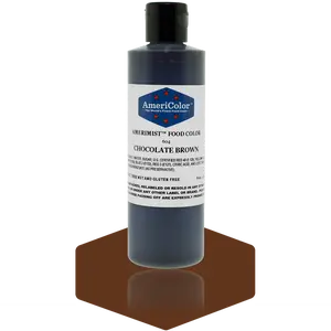 AmeriColor, Chocolate Brown, 9 Ounce, AmeriMist Airbrush Food Coloring