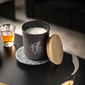 10 oz Mahogany Teakwood candle jar