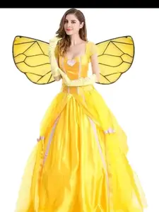 3-Piece Butterfly Wing Bee Costume Set for Festivals, Themed Parties, and Carnival Stage Performances, Fun Dress-Up for Kids