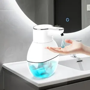 USB Rechargeable Automatic Sensor Electric Soap Dispenser, 400ML Capacity Wall Mounted Soap Dispenser, Household Appliance Parts for Bathroom and Hotel Use