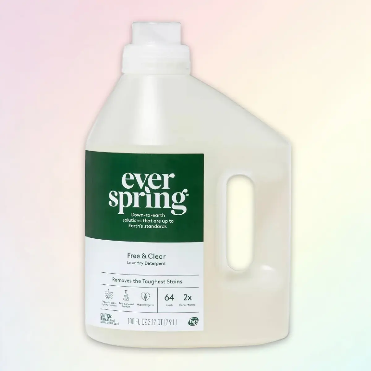 Free & Clear Liquid undry tergent - 100 fl oz - Everspring ™