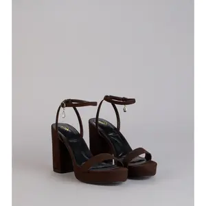 Going Somewhere Platform Suede Heels