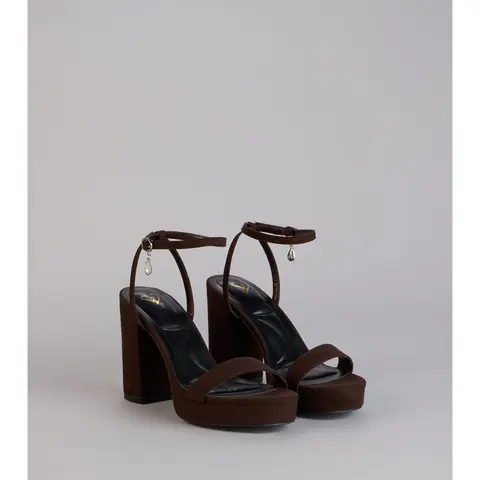 Going Somewhere Platform Suede Heels