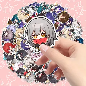 40 PCS Cute Honkai: Star Rail Stickers Decorative Water Bottle Computer Guitar Skateboard Bicycle Motorcycle Snowboard
