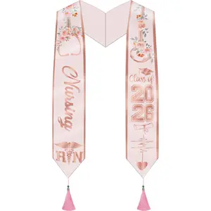 Romart Graduation Stole Class of 2026, Nurse, Student Athlete, First Generation, Valedictorian Graduation Sash for Women Men