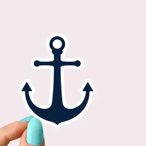 navy blue anchor stickers anchor stickers for laptop tumblers water bottles anchor sea life stickers ocean stickers boat sticker decal