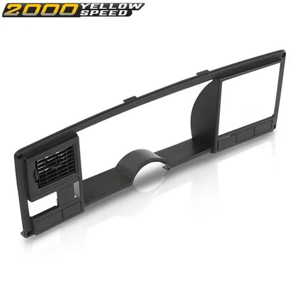 Black Speedometer Dash Bezel Trim - Carbon Fiber Finish Truck Interior Molding for 1988-1994 Chevy Silverado & GMC Sierra Trucks, 1988-1994 Sierra
