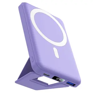 Power bank Power bank charger Portable power bank Magnetic power bank Magnetic Portable Wireless Fast Charger, 10000mAh Power Bank Wireless Battery Pack, 22.5 W PD Quick Charge with LED Display, Compatible with iPhone Series