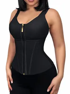 Waist Shapewear for Women with Bra Girdle Workout Shapewear with Adjustable Shoulder Strap Women's Colombian Faja Seamless Shapewear Waist Shapewear Corset for Women Sport Workout Vest for Women Women's Adjustable Compression Waist Trainer Corset