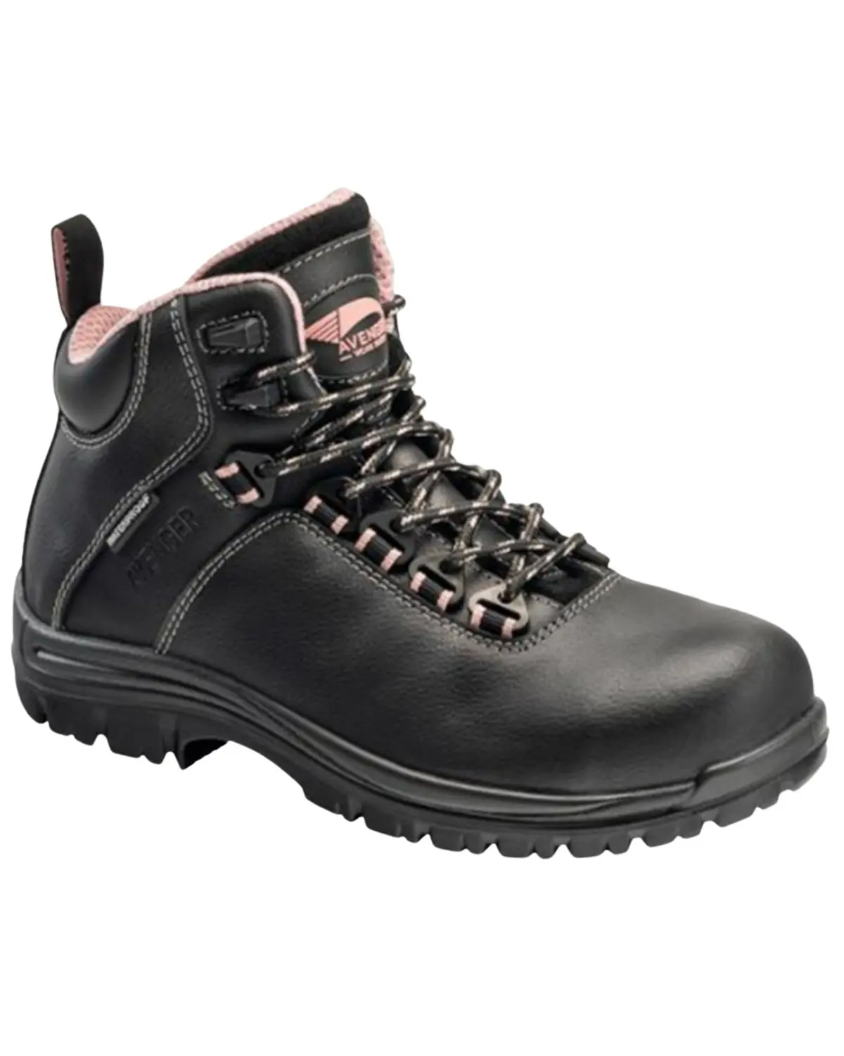 Avenger Women's Women'S Breaker Mid 6" Lace-Up Work Boot Composite Toe - 7287