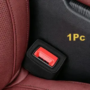 Car Seat Belt Buckle Protector, Durable Anti-Scratch Safety Belt Button Cover, Practical Car Interior Decor Accessory, Wear-Resistant and Slip-Proof