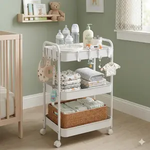 cornershelf ,storagecart ,smallspacesolutions ,homeorganization ,bathroomstorage ,kitchenorganization ,rollingcart ,amazonfinds , Narrow Storage Rack for Small Space, Multifunctional Rolling Utility Cart for Kitchen Bathroom Laundry,hometips,
