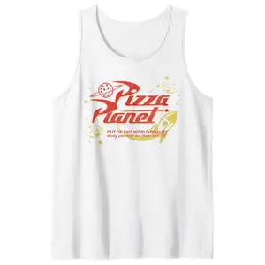 Vintage Pizza Planet Logo Tank Top, Toy Tank Top, Unisex Tank Top