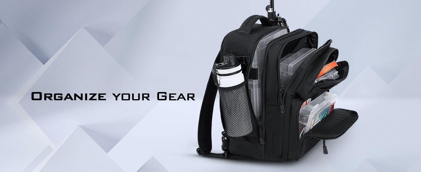 KastKing BlowBak Tactical Fishing Sling Bag – Lightweight, Durable Gear Backpack, Perfect Gift for Men