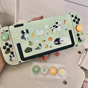 Starry Forest Farm Friends Case for Nintendo Switch 2, Cute Switch Shell, Kawaii Switch Accessories, hard case TPU soft case, joycon cover shell