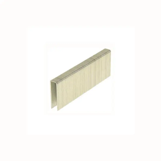 Grip-Rite Medium Crown Staples - 2006653, 16 ga N-Style, 0.4375x2 in, Electro Galvanized Coating, for Fencing, Doors, Sheathing, Pallets, Decking, Residential/Commercial Use, Not for Cedar/Outdoor Projects, Pack of 10000