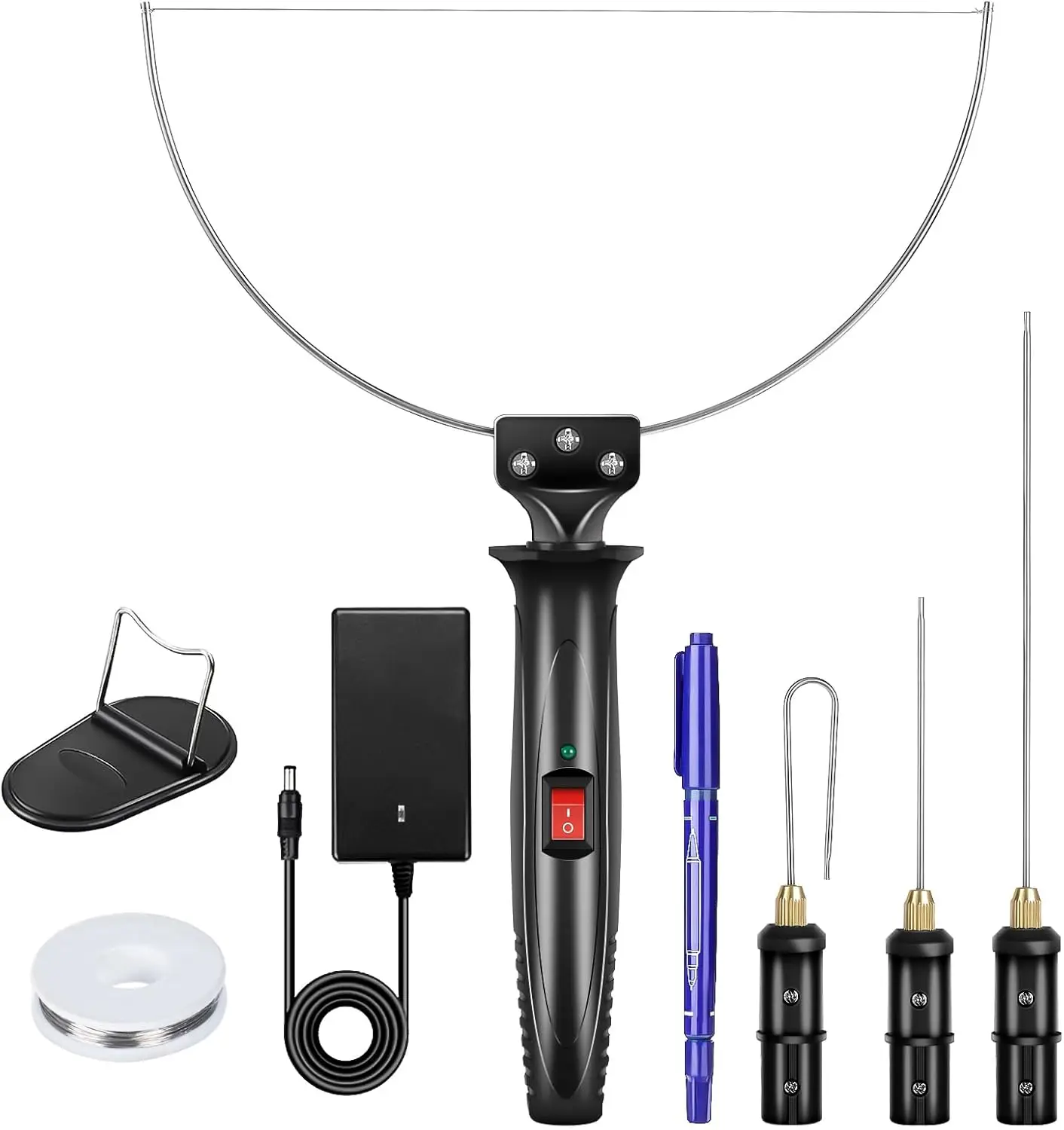 GOCHANGE 4 in 1 Foam Cutter Set, GOCHANGE Electric Cutting Machine Pen Tools Kit, 100-240V / 18W Styrofoam Cutting Pen With Electronic Voltage Transfo