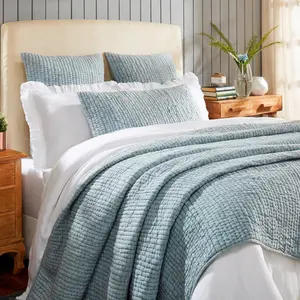 Bella Stone Washed Cotton Quilt