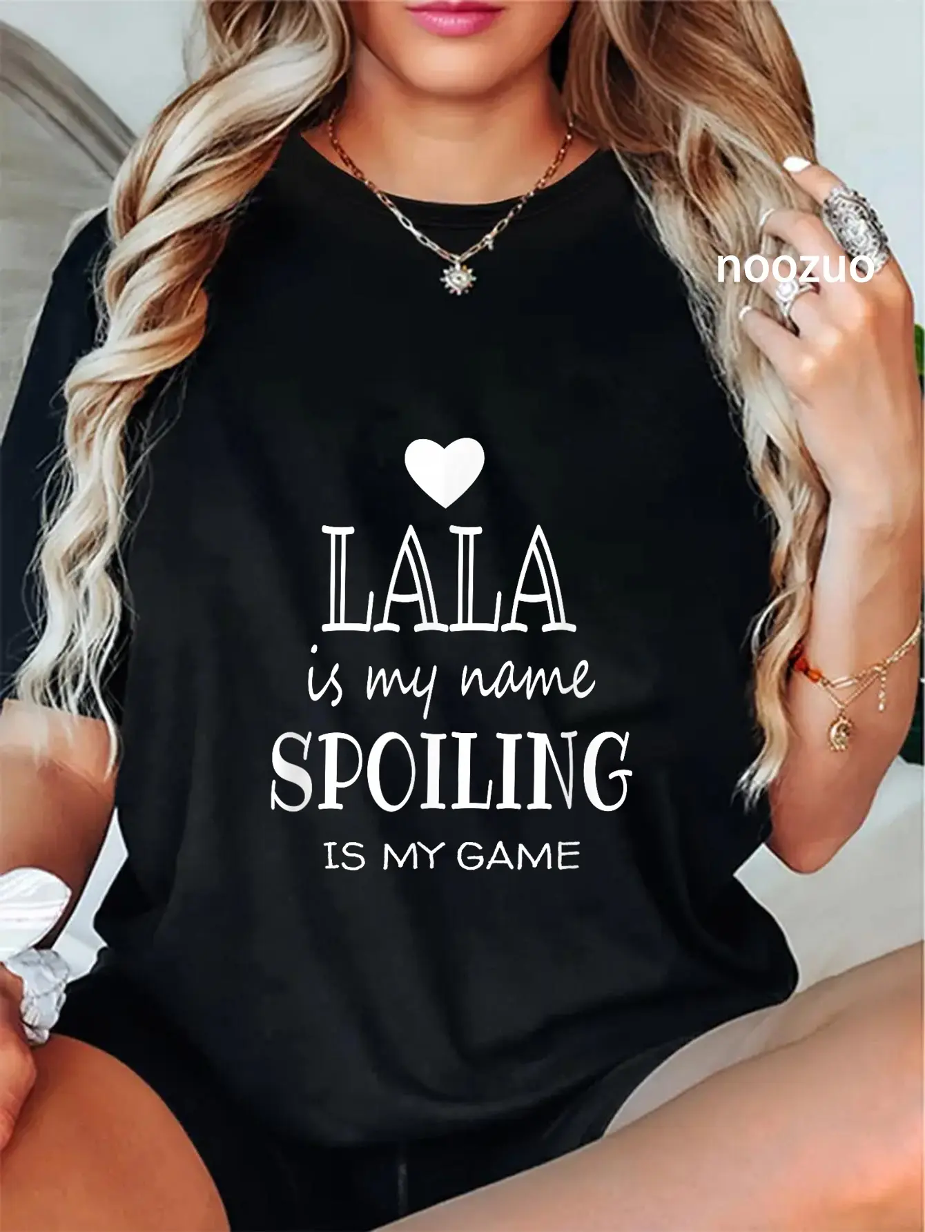 100% Cotton Lala Is My Name Funny Lala graphic Gifts for Lala Grandma T-Shirt