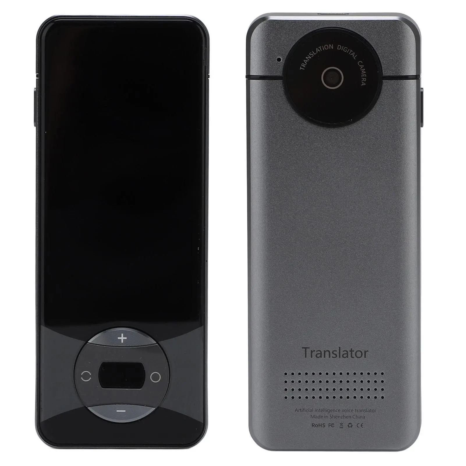 Micro Portable Voice Translator Device - 74 Languages & 70 Dialects Support, 1GB RAM, 8GB ROM, Bluetooth Wireless Audio, Real-Time Voice & Photo Translation, LCD Display, Metal Build, USB-Compatible for Travel