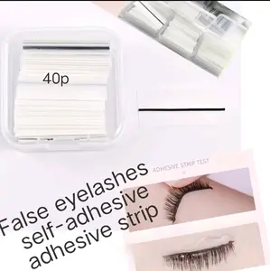 no mess eyelash adhesive, 40/pc box Waterproof, black