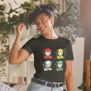 Sexy Devil Themed Men's/Women's Graphic Short-Sleeve Unisex T-Shirt- Menswear Womenswear Cotton Top