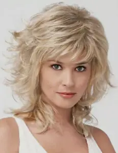 Ladies' medium-length bob synthetic wig with layered waves,  natural look suitable for daily wear and Halloween, Middle East series, daily headwear, elegant hairstyle, comfortable fit, Halloween costumes, women's fashio