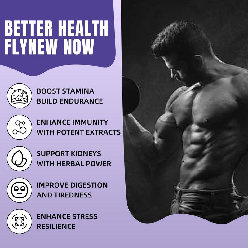 2 Bottles of FLYNEW Optimal Potency | Shilajit Ultra | Adaptogen Energy Stamina Immune Antioxidants | Made in USA | 120 Capsules