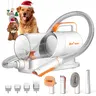 PAWING Pet Grooming Kit with Vacuum, All-in-1 Professional Deshedding Tools for Dogs & Cats - Low Noise Dogs Vacuum Cleaner with 2L Large Capacity Dust Cup for Shedding Pet Hair