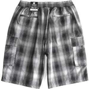 Yago Plaid Elastic Shorts